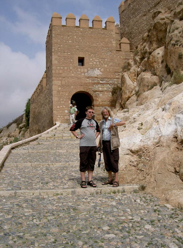 Alcazaba- Aufgang zur Burg