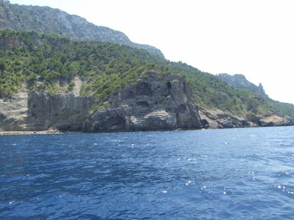 Mallorca vom Meer aus betrachtet