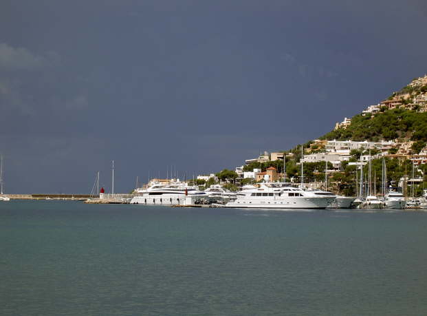 Gewitterstimmung in Port d'Andratx