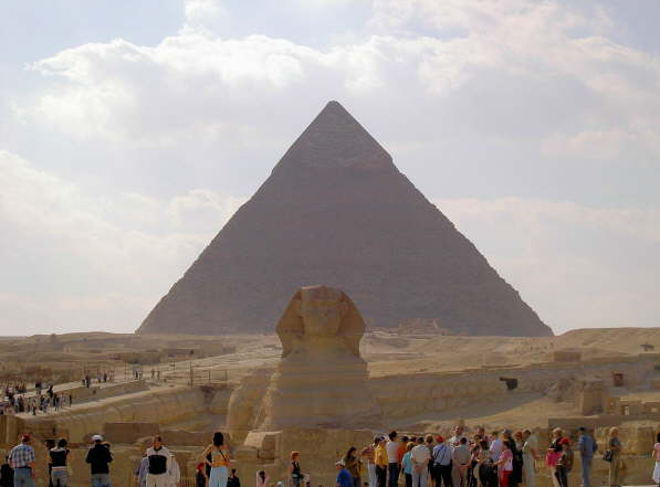 Sphinx und Chephren - Pyramide