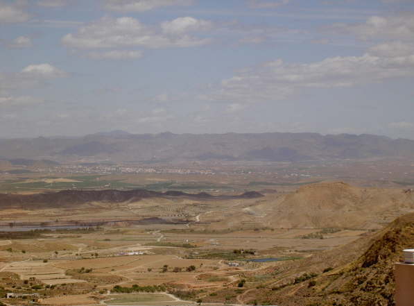 Mojacar- Blick auf die Sierra Cabrera