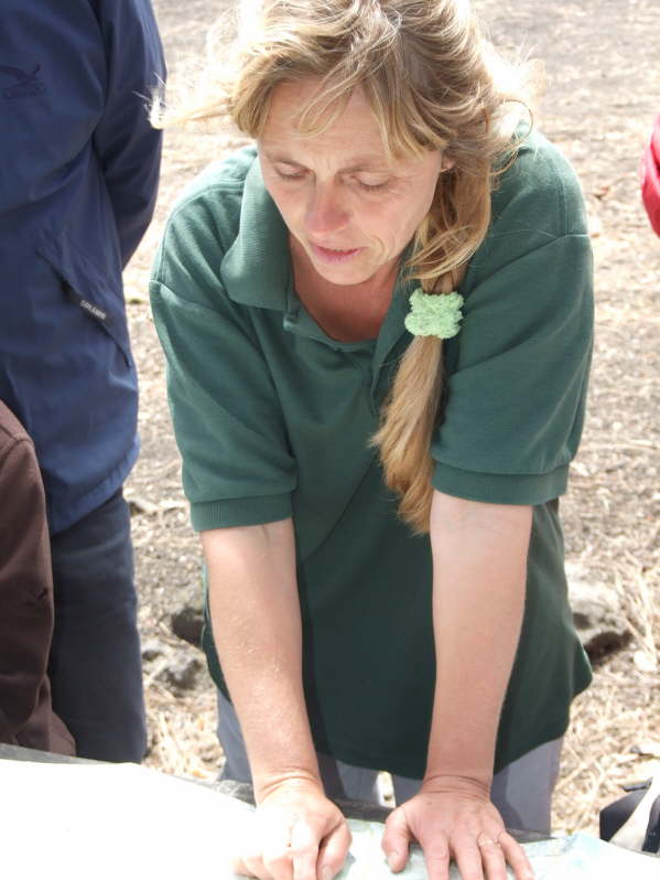 Unsere Wanderfhrerin Irina