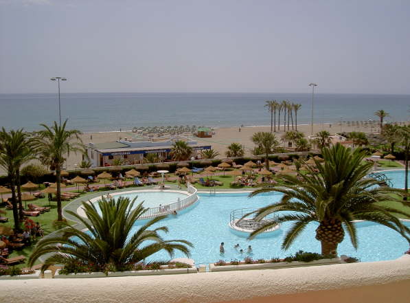 Zoraida Garden- Blick auf den Strand